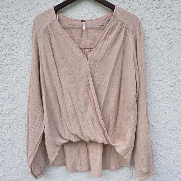 Free People Check On It Wrap Top - Picture 3 of 10